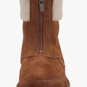 Koolaburra by Uggs Tan Suede Boots with Cream Fur